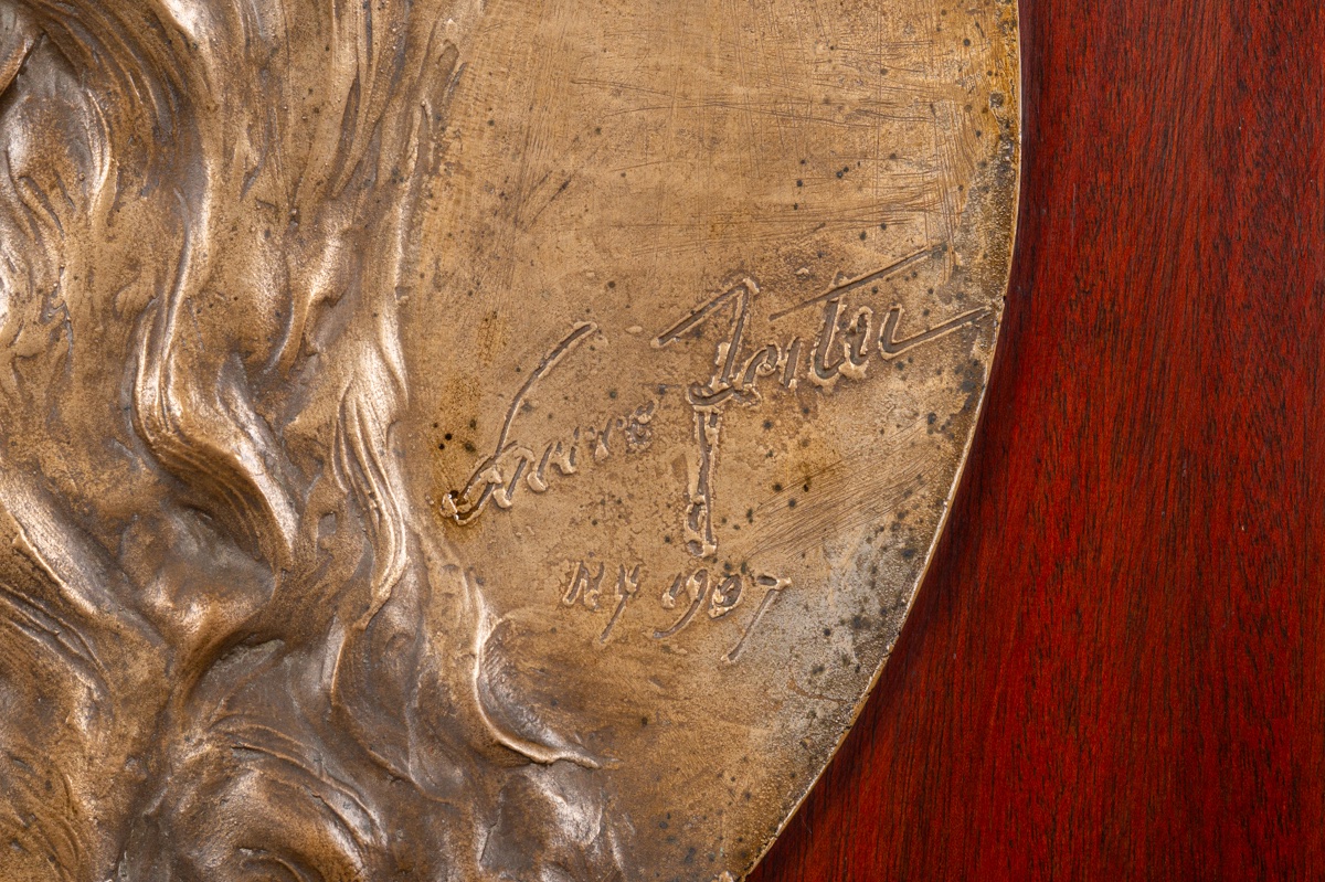 Medallion – Jesus Christ, Art Nouveau, New York, 1907.  -photo-6