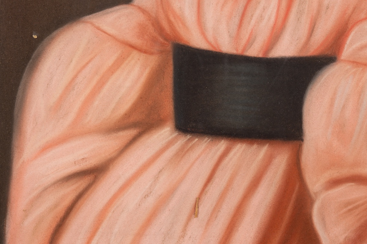 Portrait d'enfant, pastel, France, vers 1830. -photo-4