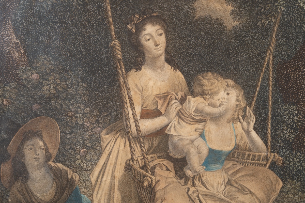 Le baiser de l'innocence ou La balançoire, Henri Gérard (1755 - 1835) d'après Marguerite Gérard-photo-5