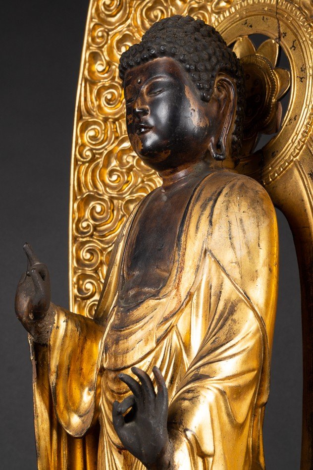 Bouddha Amida, Japon, époque Edo (1603-1868)-photo-3