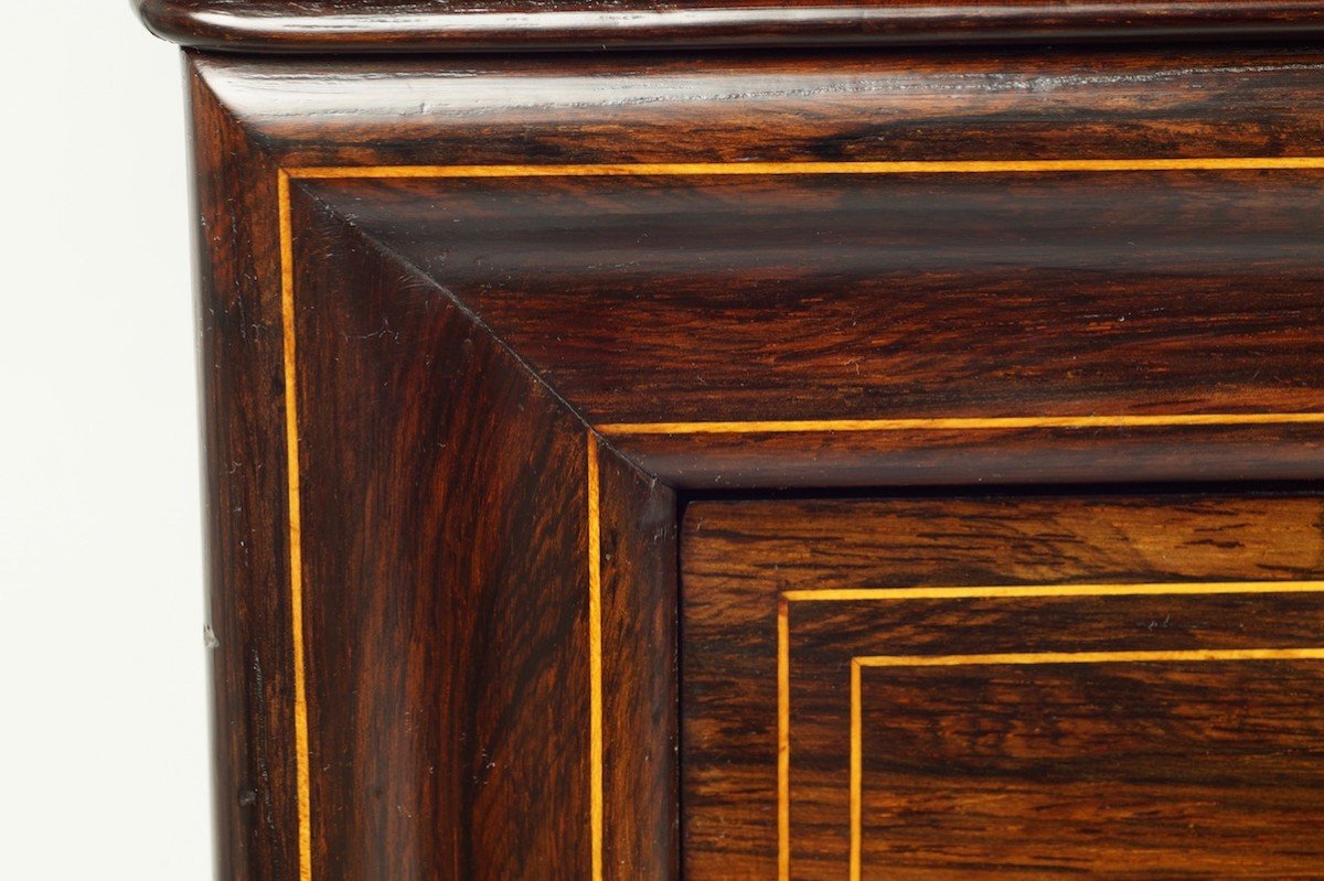 Inlaid Commode, Charles X, France, Circa 1830-photo-7