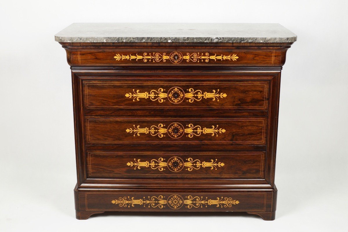 Inlaid Commode, Charles X, France, Circa 1830