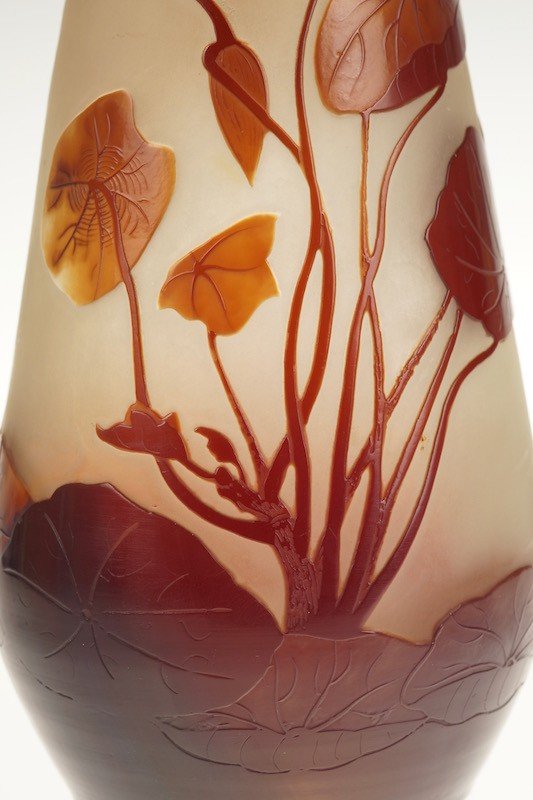 Vase Aux Capucines, Émile Gallé, Art Nouveau, Nancy, Around 1900-photo-7
