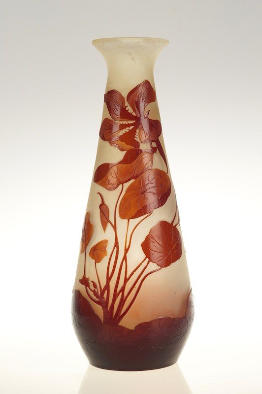 Vase Aux Capucines, Émile Gallé, Art Nouveau, Nancy, Around 1900