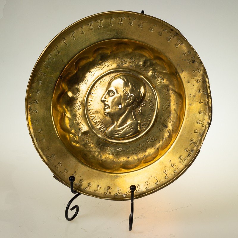 Nuremberg Offering Dish With Cicero, Renaissance, Germany From The Sixteenth Century-photo-2