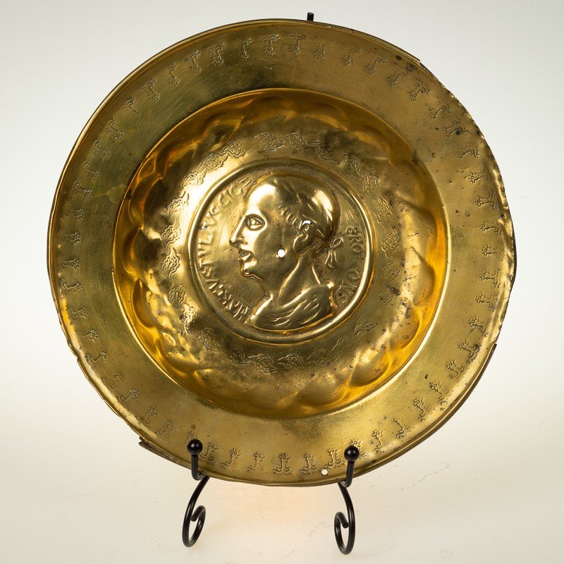 Nuremberg Offering Dish With Cicero, Renaissance, Germany From The Sixteenth Century-photo-3