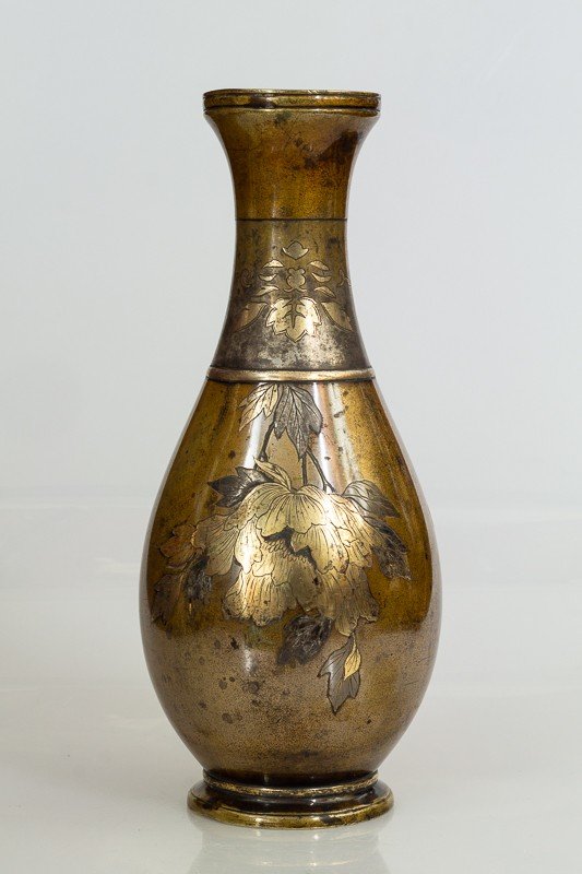 Vase, Japan, Bronze, Meiji Period (1868-1912)-photo-4