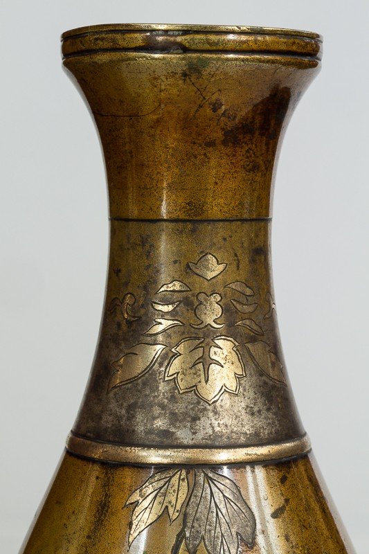 Vase, Japon, Bronze, époque Meiji (1868-1912) -photo-2