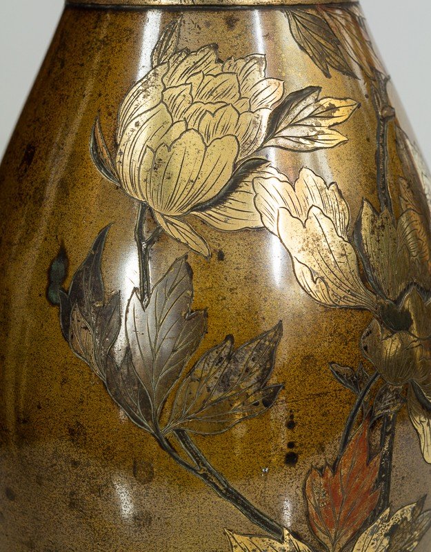Vase, Japan, Bronze, Meiji Period (1868-1912)-photo-5