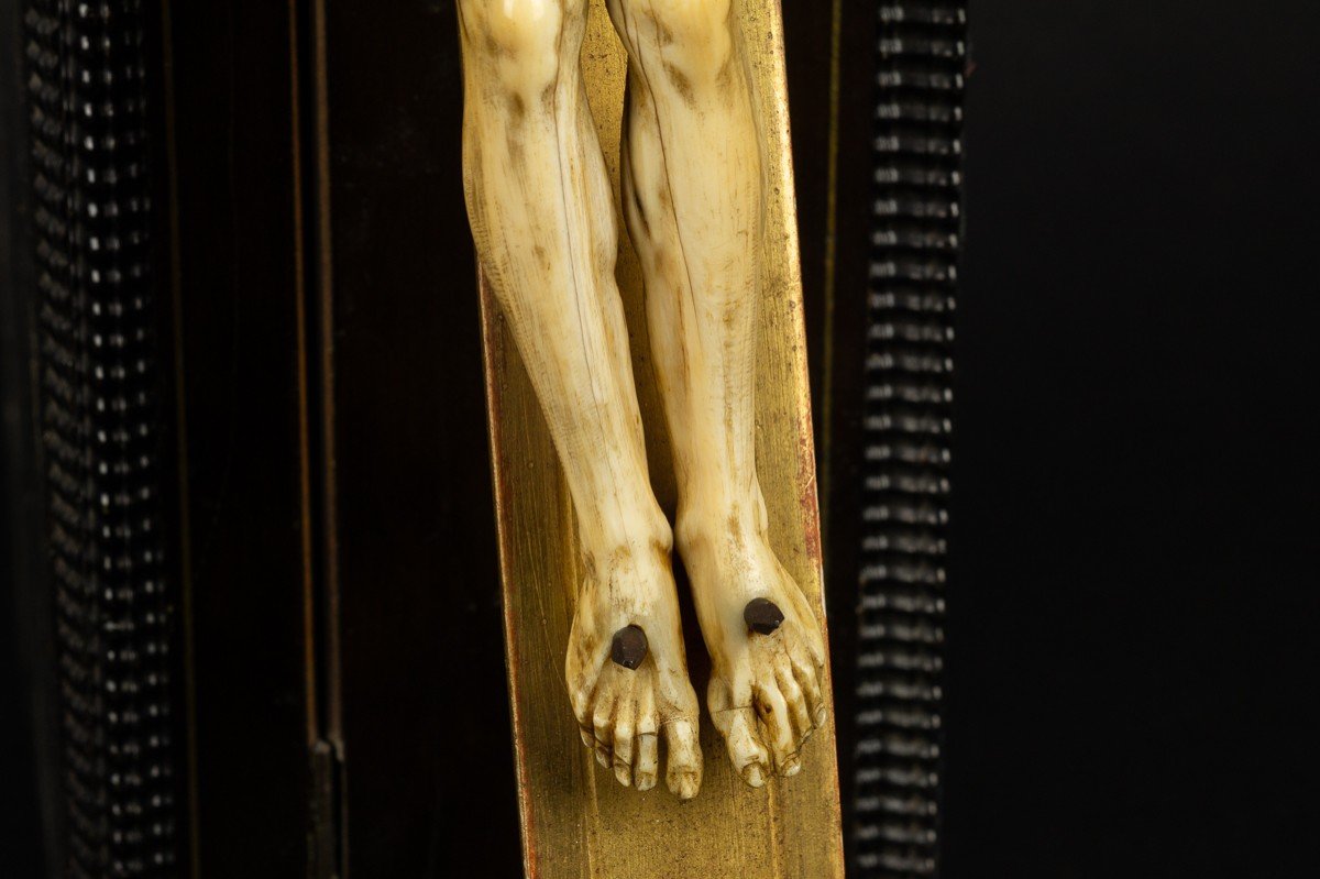 Crucifix, Clovis Delacour (1859-1929), XIXth Century.-photo-6