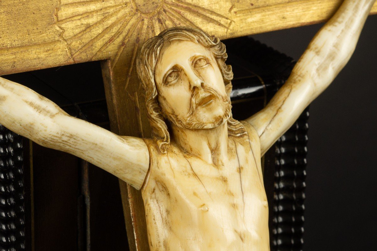 Crucifix, Clovis Delacour (1859-1929), XIXe Siècle.    -photo-7