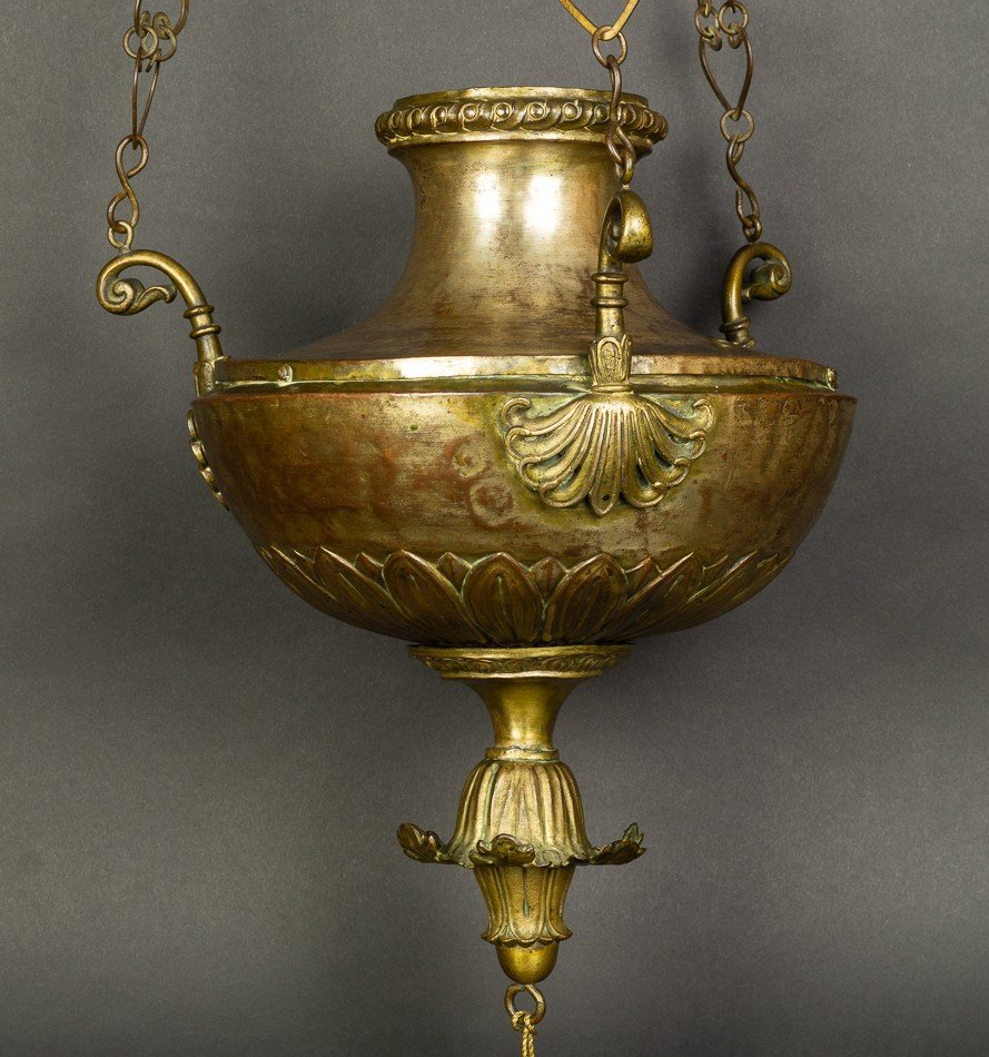 Lampe De Sanctuaire, Louis XVI / Classicisme, Pologne / Allemagne, C.1800  -photo-4