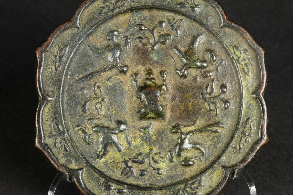 Miroir, Bronze, Chine, Dynastie Tang/song, 7e-13e Siècle.  -photo-3