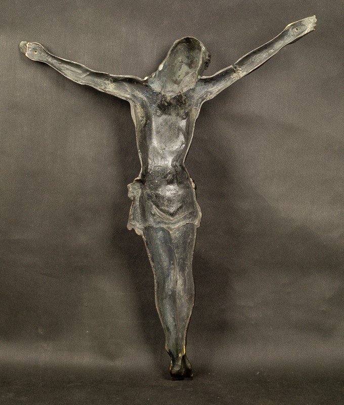 Grand Christ, Bronze, Art Déco, France, vers 1920-photo-1