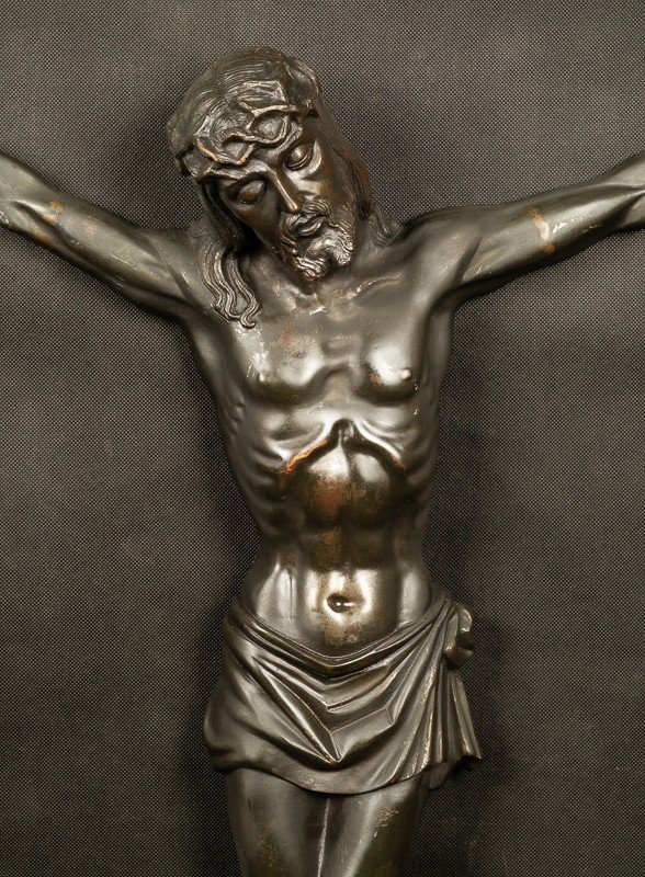 Grand Christ, Bronze, Art Déco, France, vers 1920-photo-3