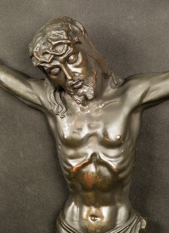 Grand Christ, Bronze, Art Déco, France, vers 1920-photo-4