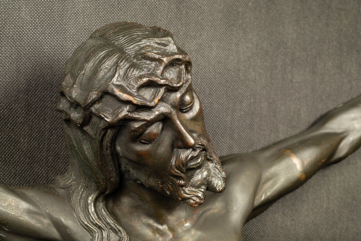 Grand Christ, Bronze, Art Déco, France, vers 1920-photo-6