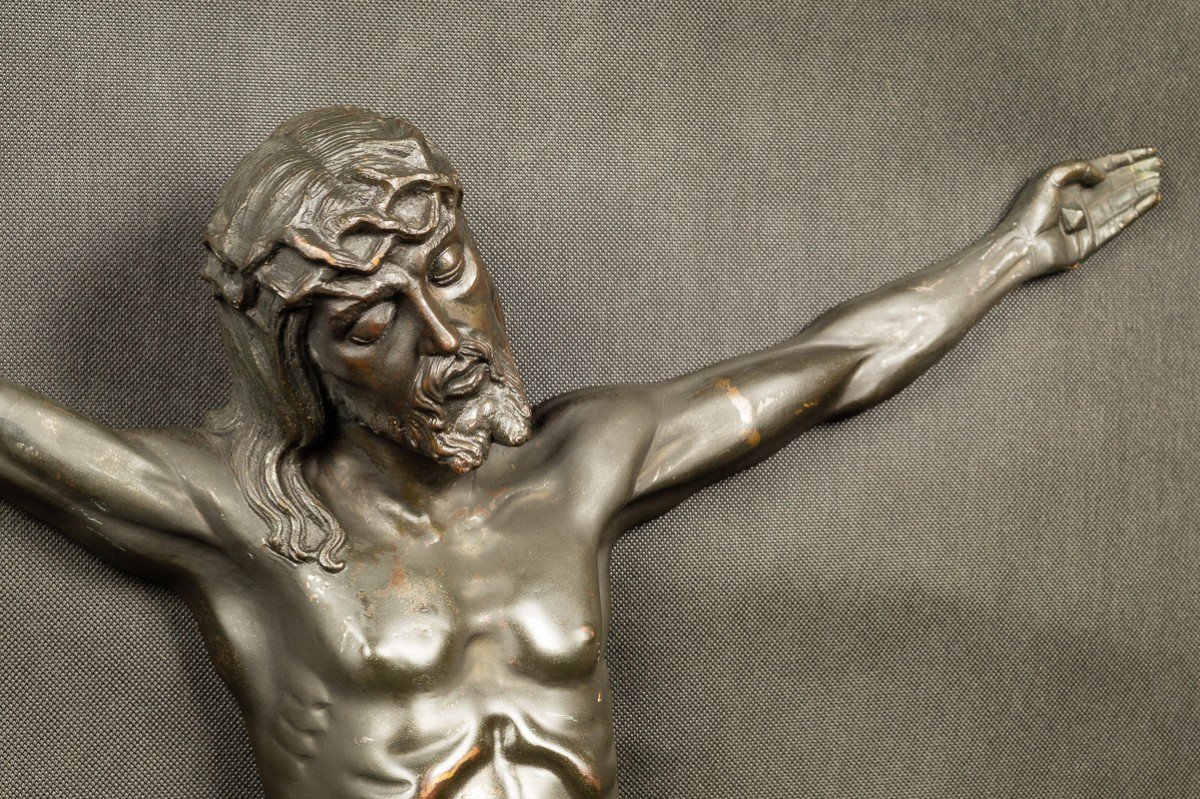 Grand Christ, Bronze, Art Déco, France, vers 1920-photo-8