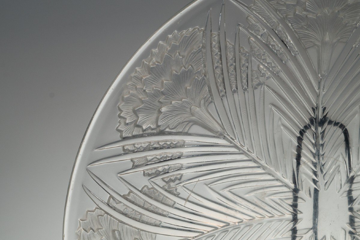 Plat d'Oeillets, René Lalique, Art Déco, Vers 1932-photo-4