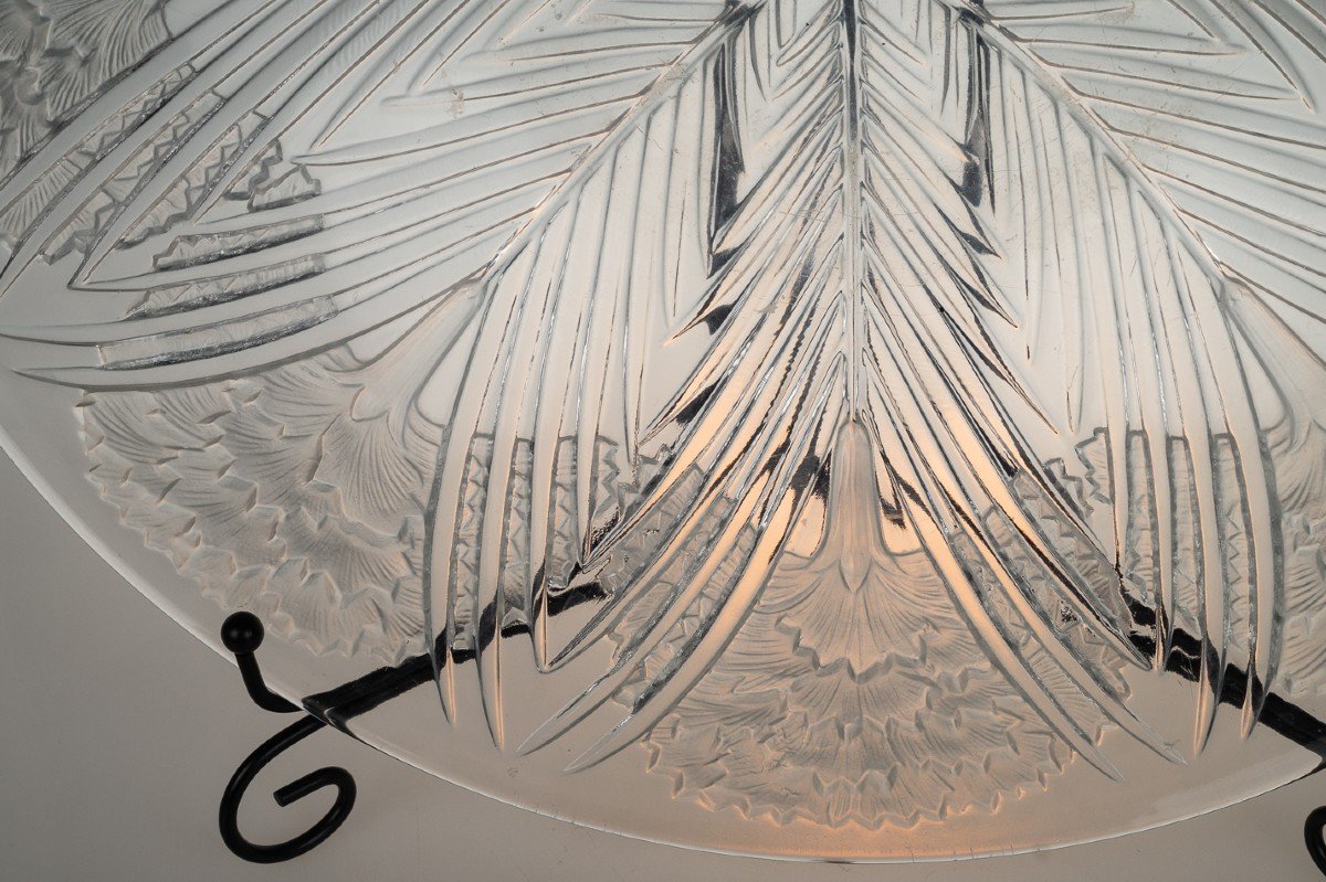 Plat d'Oeillets, René Lalique, Art Déco, Vers 1932-photo-1