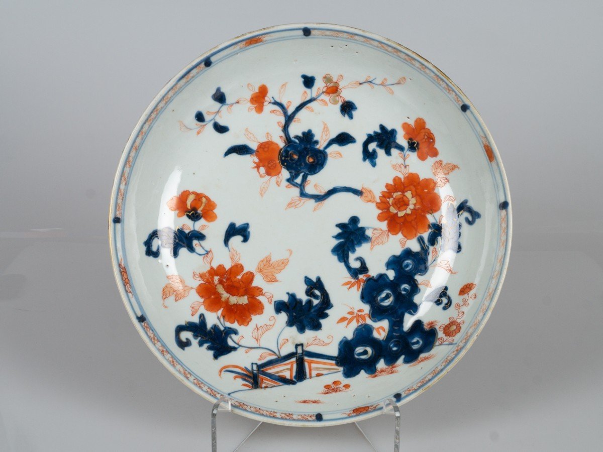 Pair Of Plates, Imari, China, Qing, Kangxi, Circa 1700-1750-photo-2