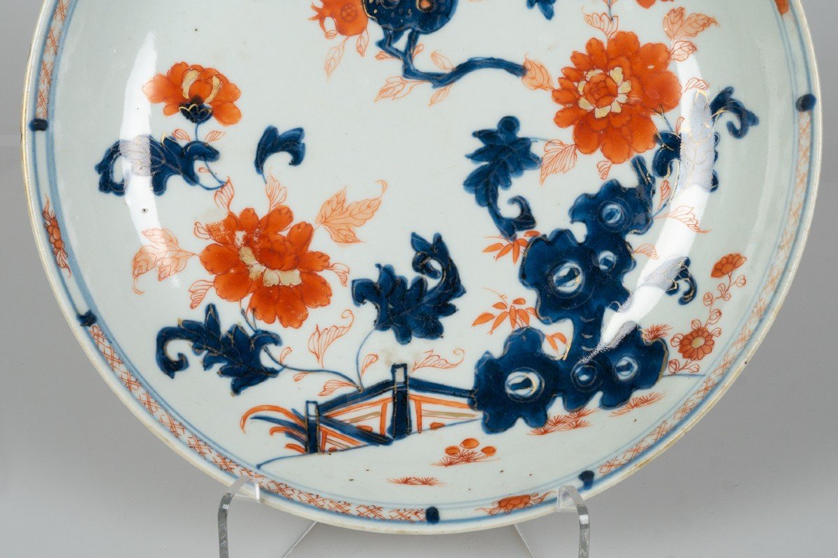 Pair Of Plates, Imari, China, Qing, Kangxi, Circa 1700-1750-photo-4