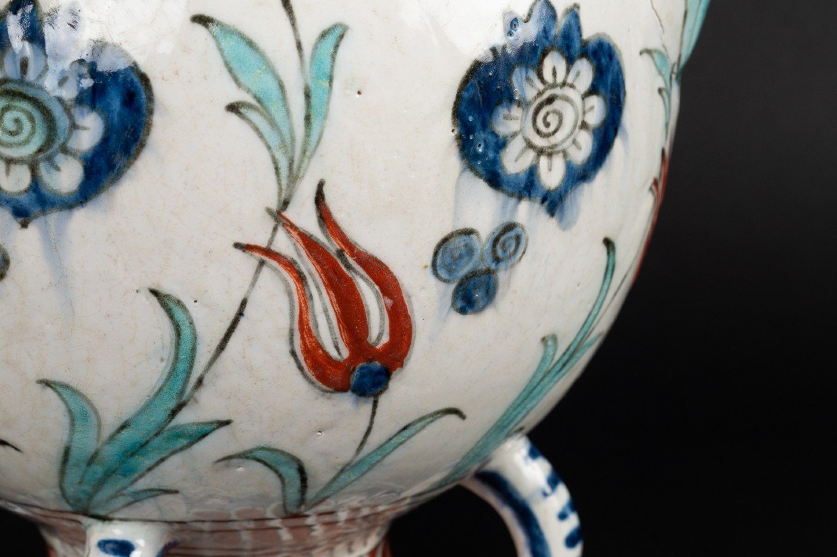 Iznik Style Pitcher, Samson, Paris, 19th Century.-photo-2