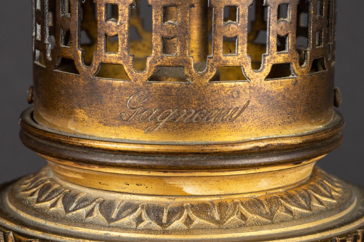 Vase-lampe, Céladon, Chine, Dynastie Qing, 18e/19e Siècle  -photo-5