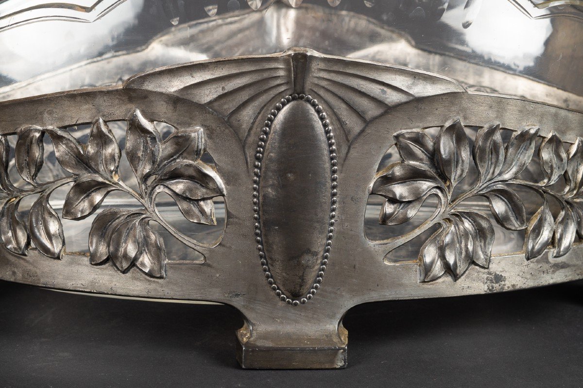 Coupe / Centre De Table, Art Nouveau, Pologne/allemagne, C. 1910  -photo-7