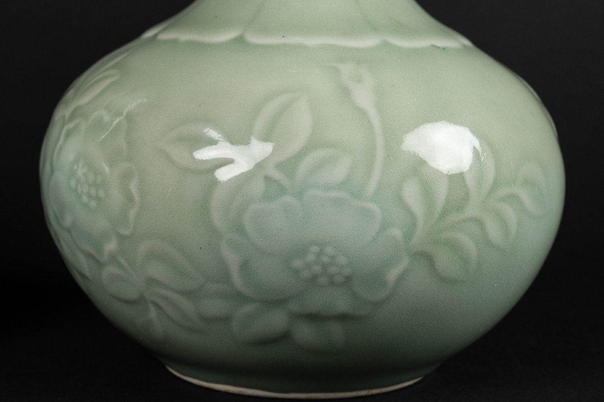 Pair Of Vases, Celadon, Korea, 19th/20th Century.-photo-5