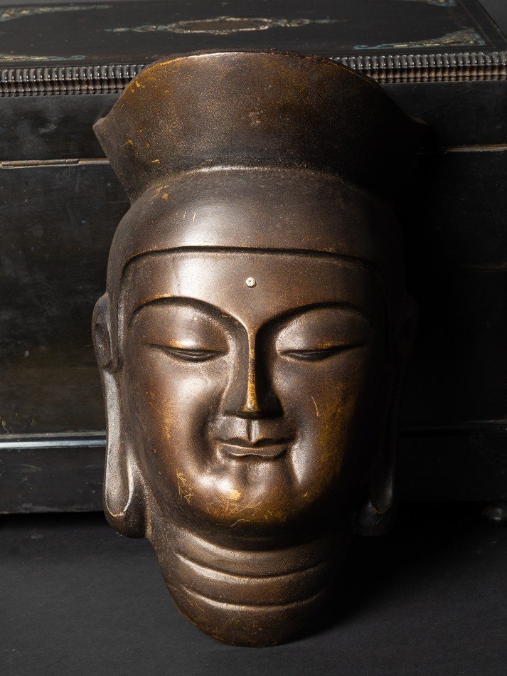 Miroku Buddha Mask, Japan, Edo / Meiji Period, 19th Century.