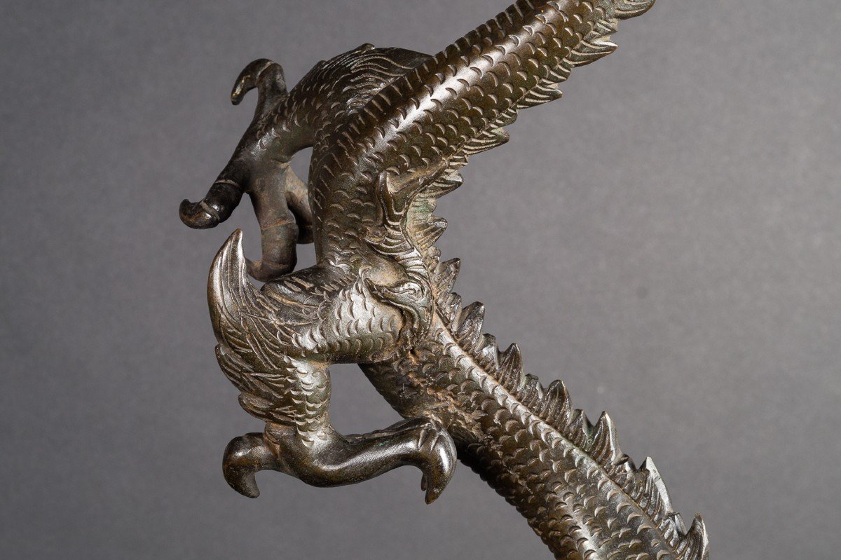 Grand Dragon, Bronze, Chine, Dynastie Qing (1644-1912)-photo-4