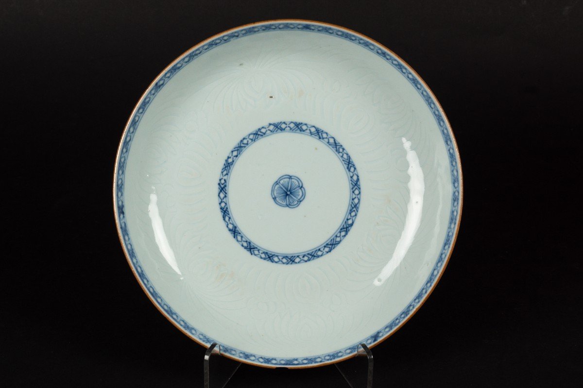 Assiette / Bol, Chine, Dynastie Qing, Période Kangxi / Qianlong, XVIIe / XVIIIe Siècle  -photo-2