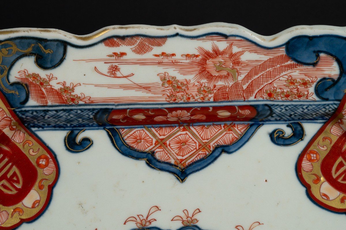 Square Dish, Arita - Imari, 19th Century, Edo/meiji Period-photo-6