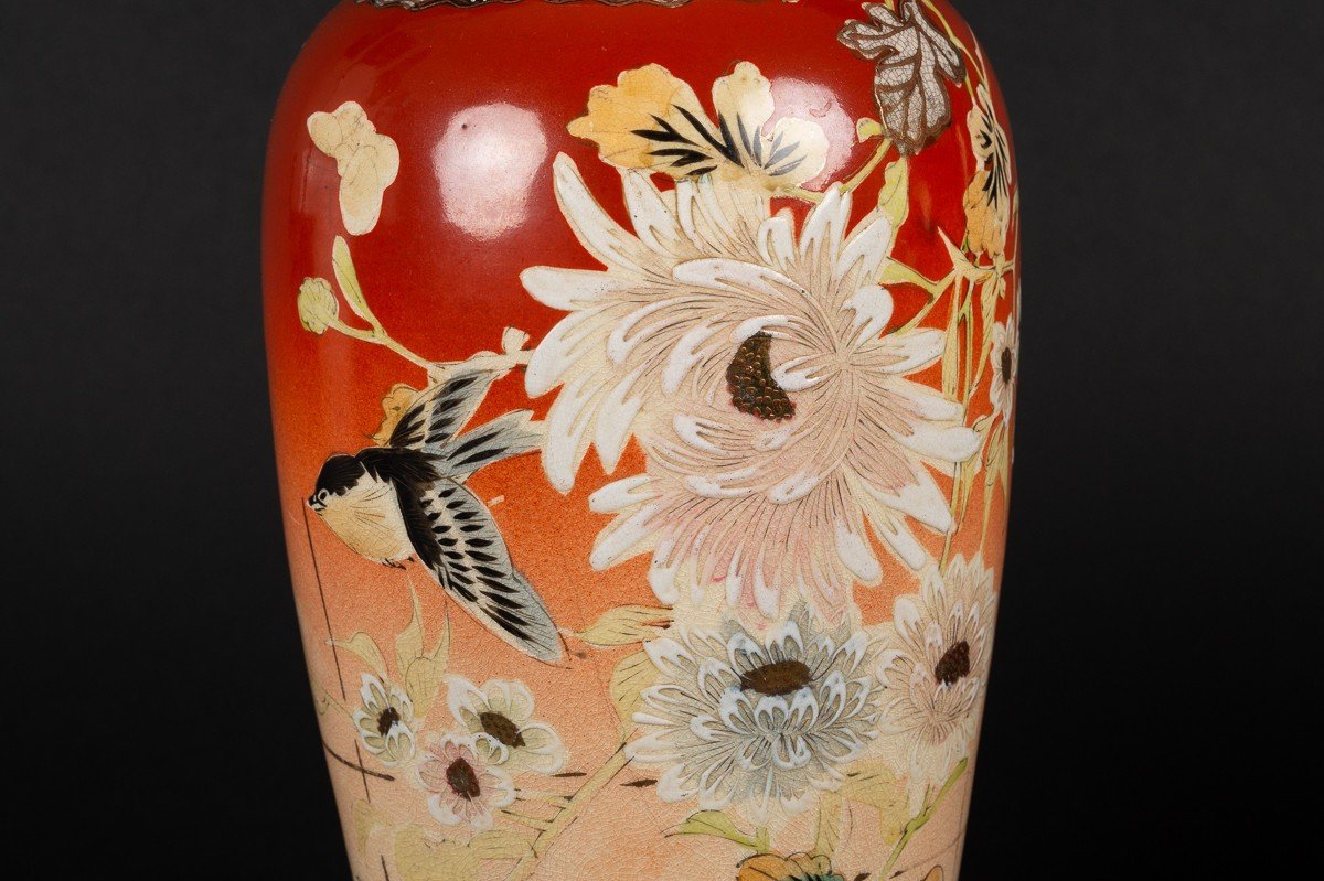 Paire De Vases Colorés, Satsuma, Japon, ère Meiji, Vers 1900 -photo-6