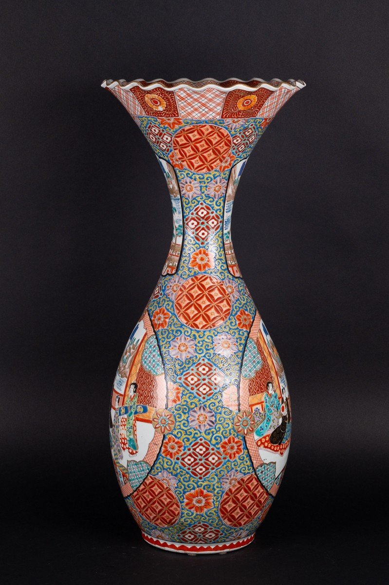 Large Vase,  Japan, Arita - Imari, Hichōzan Shinpo, Edo/meiji Period-photo-2