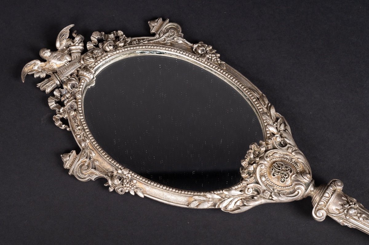 Miroir Face à Main,  Roman Plewkiewicz, Varsovie, 1886-1900.-photo-3