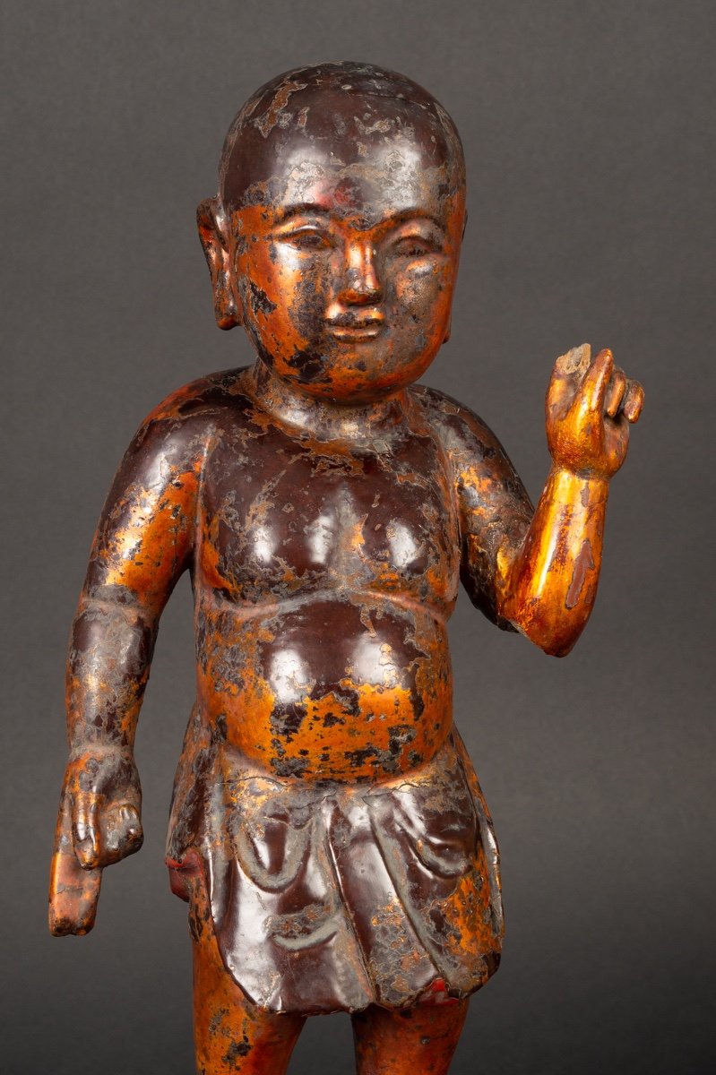 Bouddha Enfant, Chine / Vietnam, XVIIIe / XIXe Siècle.  -photo-2