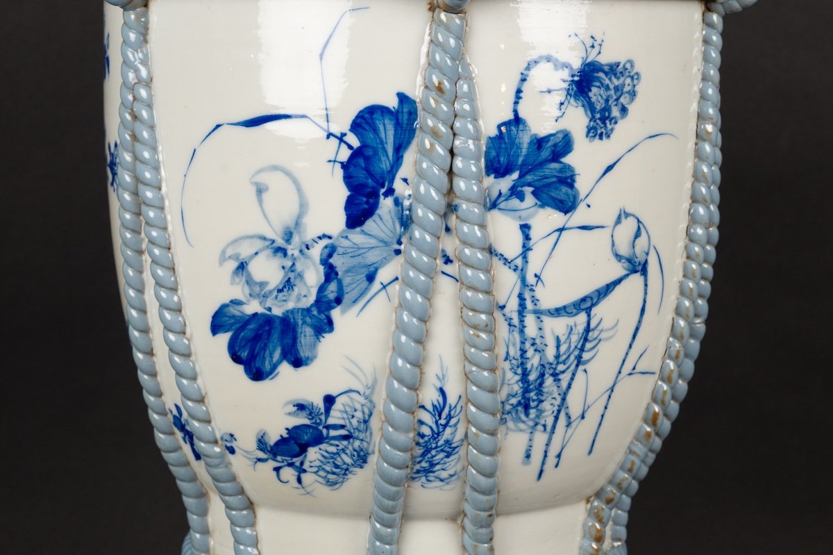 Tabouret De Jardin, Kawamoto Hanusuke VI (1844-1905), Japon, Seto, ère Meiji, Fin Du XIXe Siècl-photo-4