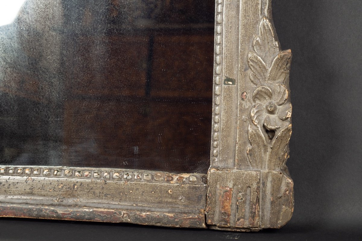Polychrome Mirror, Louis XVI, France, Circa 1780.-photo-5