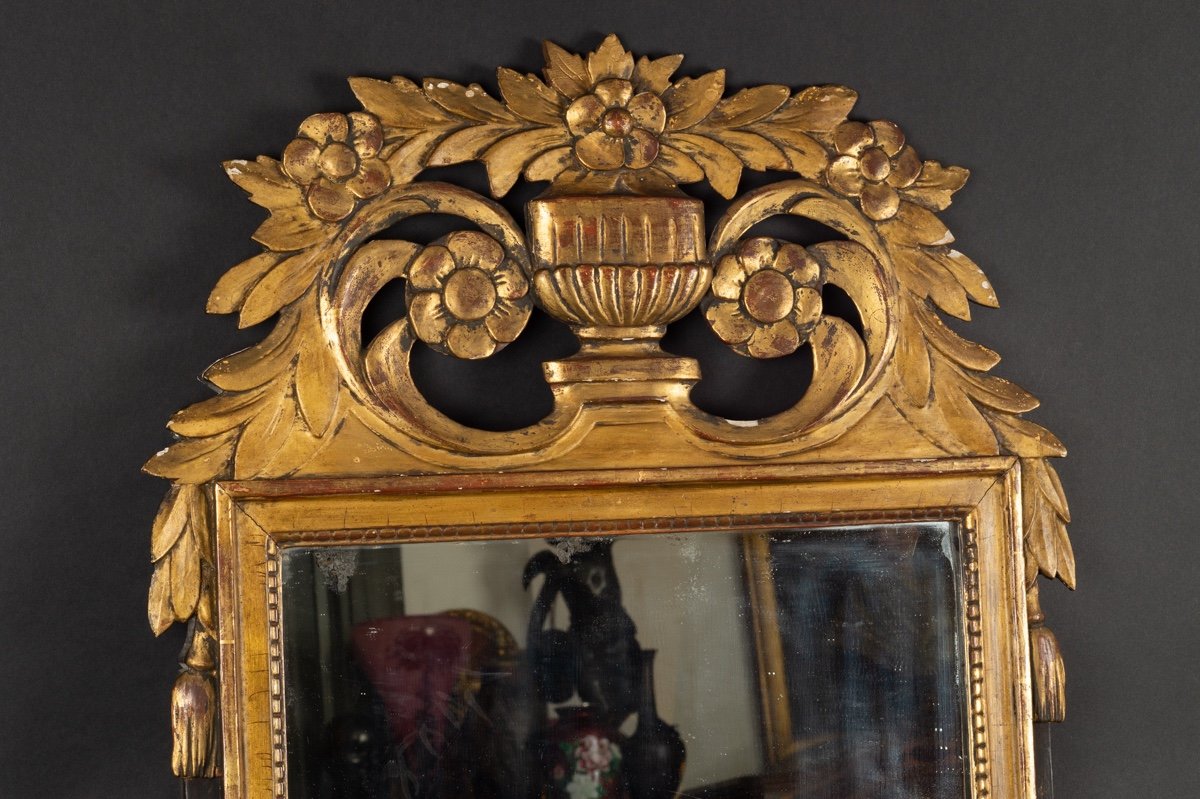 Gilded Mirror, Louis XVI, France, Circa 1780-photo-4