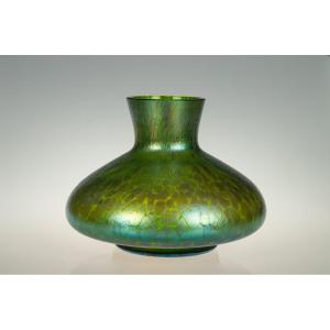 Iridescent Vase, Johann Loetz Witwe, Crete Papillon, Art Nouveau, Circa 1900