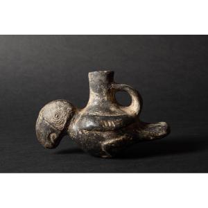 Vase à Perroquet, Pérou, Chimu, Xe-xve Siècle, Culture Précolombienne 