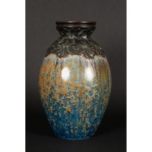 Vase, Art Nouveau, Mougin, Nancy, Vers 1910. 