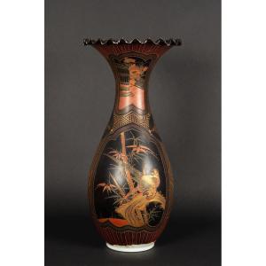 Lacquer Vase, Arita, Japan, Meiji Era (1868-1912).