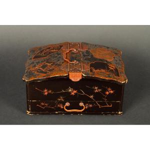 Coffret Laqué, Japon, ère Meiji (1868-1912). 