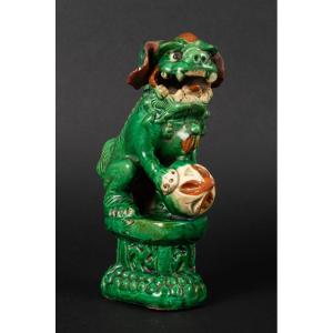 Chien Fo, Sancai, Ceramic, China, 19th Century.  