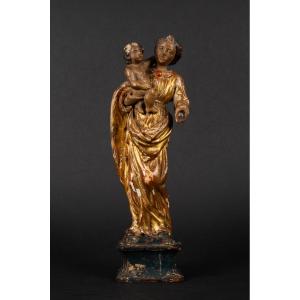 Virgin And Child, France, 18th Century  