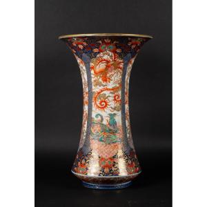 Vase avec dragons et phénix, Fukagawa - Koransha, Arita - Imari, Japon, ère Meiji (1868-1912). 
