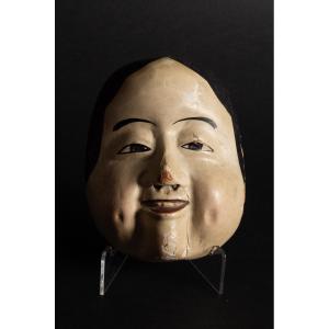 Polychrome Okame Mask, Japan, 19th-20th Centuries